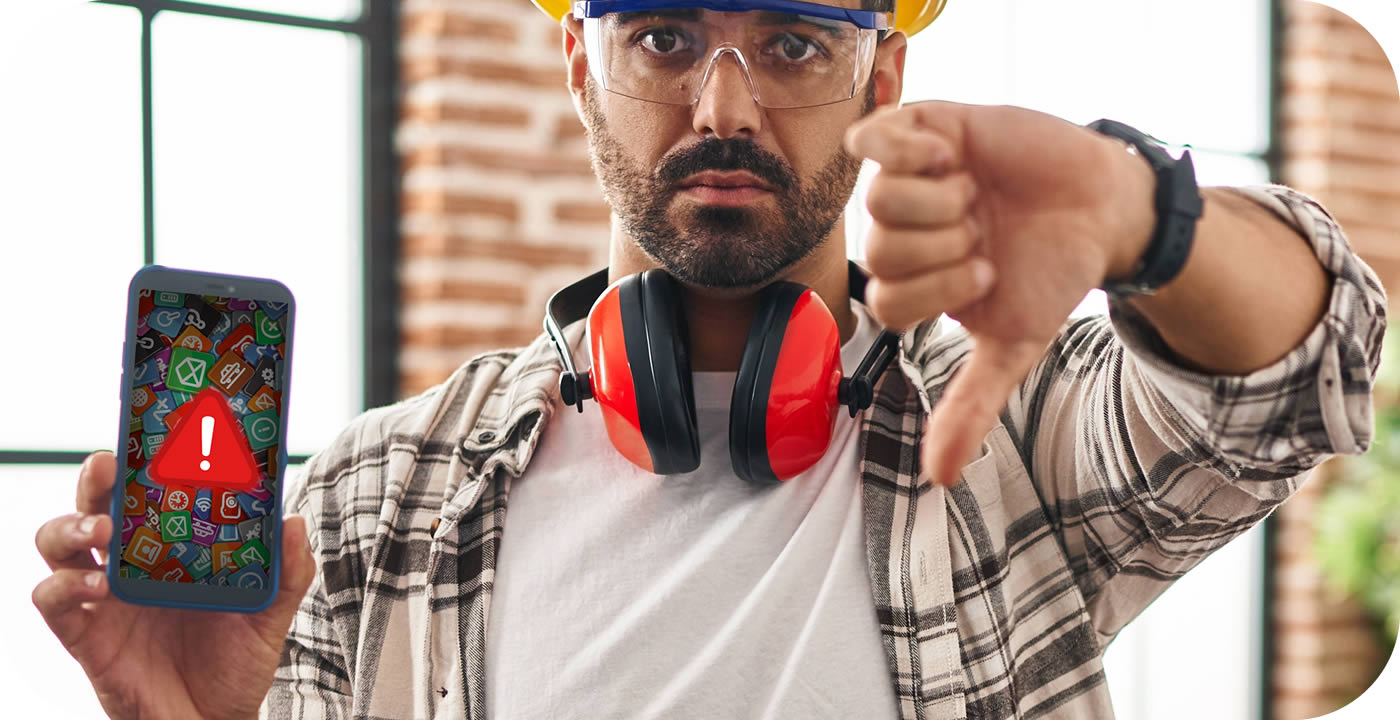 technicians and too many apps