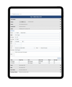 labor time work order